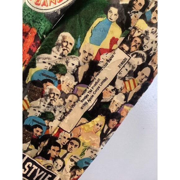 The BEATLES Sgt Peppers Lonely Hearts Club Band SILK TIE by RM Style / Apple Cor - Picture 5 of 5